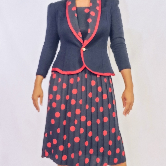 Polka Dot Skirt Set - Picture 2 of 10